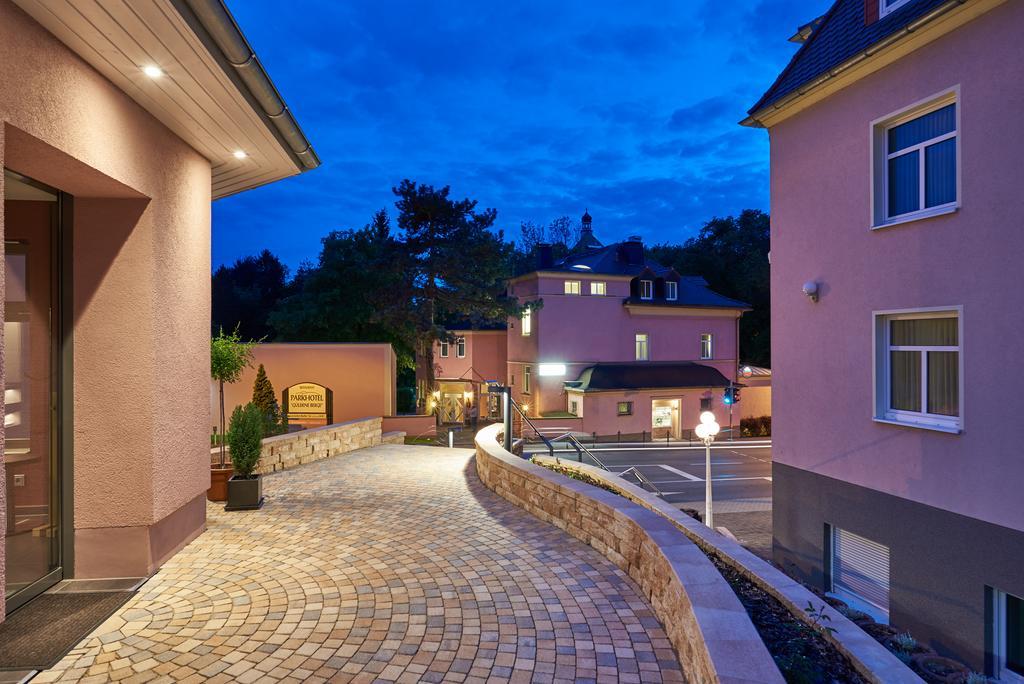 Parkhotel Güldene Berge Weißenfels Exterior foto